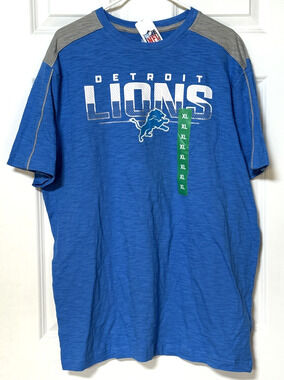 Detroit Lions Official Licensed NFL T-Shirt XLarge NFL Team Apparel Football NEW
